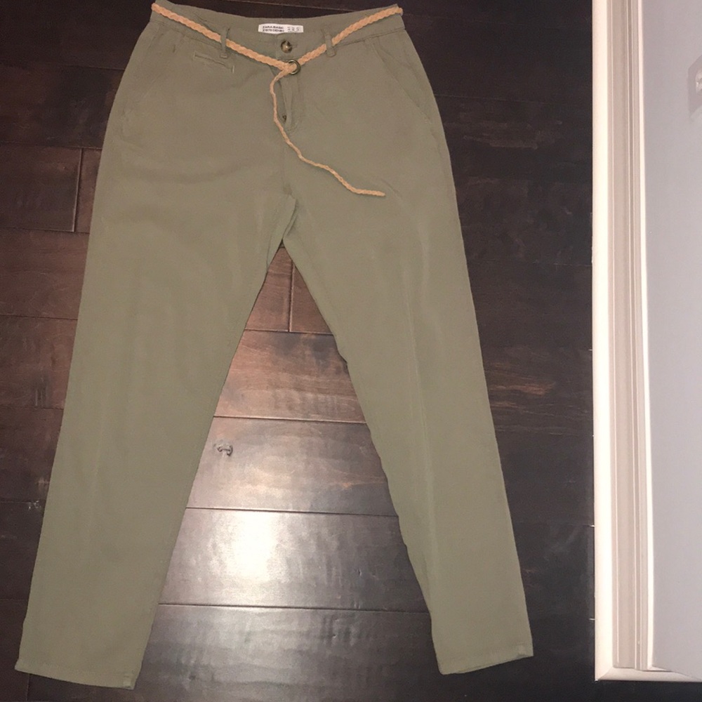 Army green cargo pants